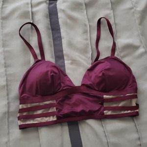 VS Burgundy Bralette